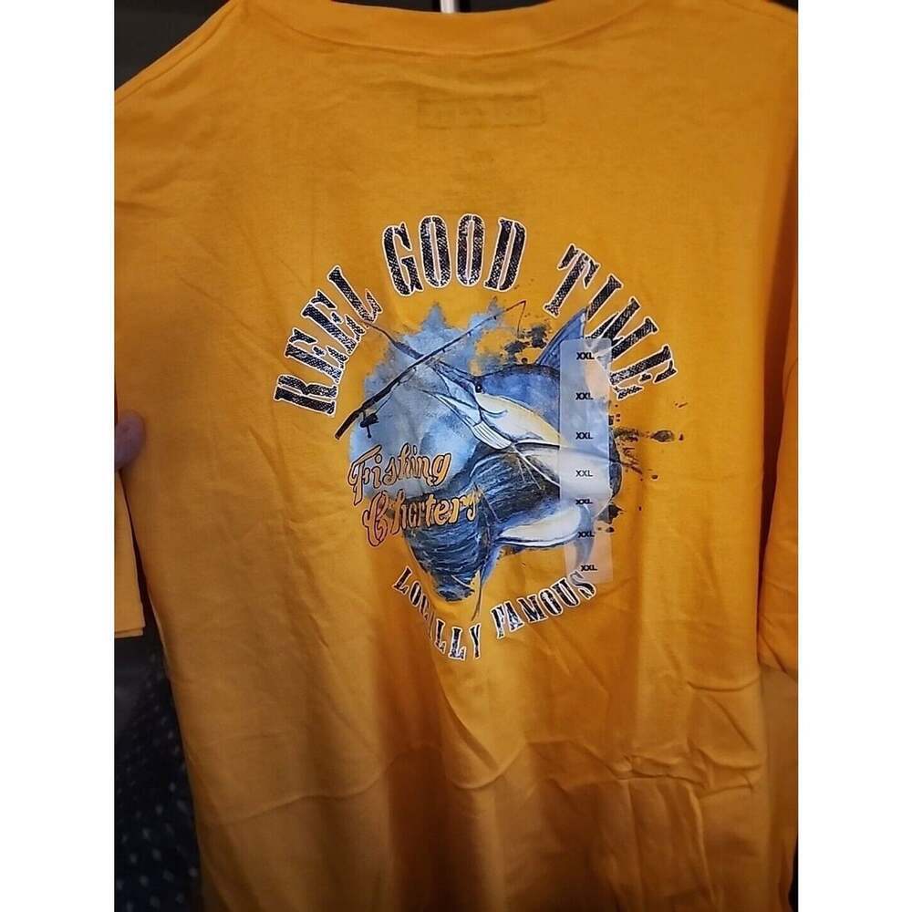 Well Worn Los Angeles Cross Wings Loyalty Gray Graphic Print T-Shirt Size 4XL